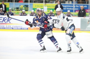 Am Sonntag treffen die Towerstars zum Dritten Mal auf die Dresdner Eislöwen. Bild: Kim Enderle