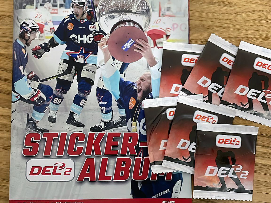 NEUES DEL2 STICKERALBUM 2023/2024 ERHÄLTLICH Towerstars