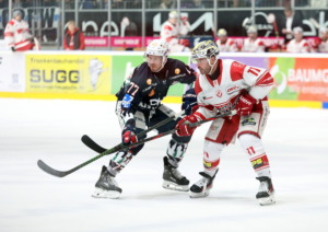 77 Robbie Czarnik (Ravensburg Towerstars)11 Brent Aubin  (EC Bad Nauheim)