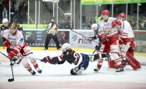 16022025_RavensburgTowerstarsgegenEVLandshut 85 Luca Hauf (Ravensburg Towerstars) (EV Landshut)